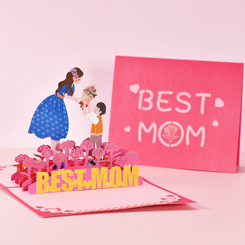 best mom pop up card