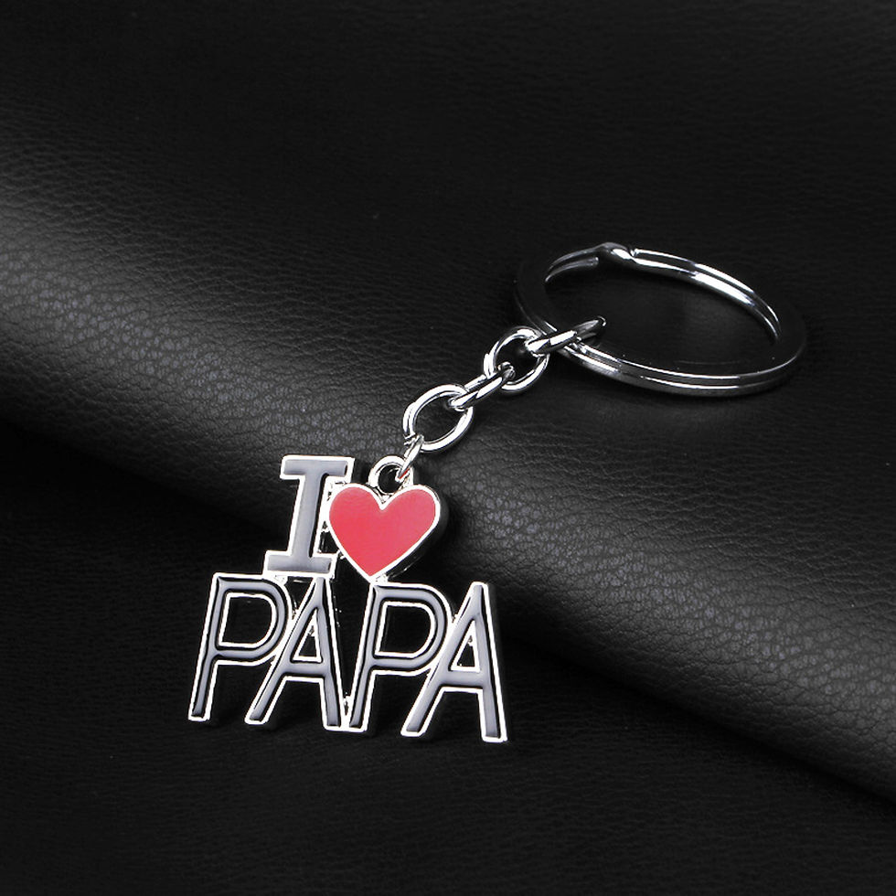 i love papa key chains gift for father's day gifts