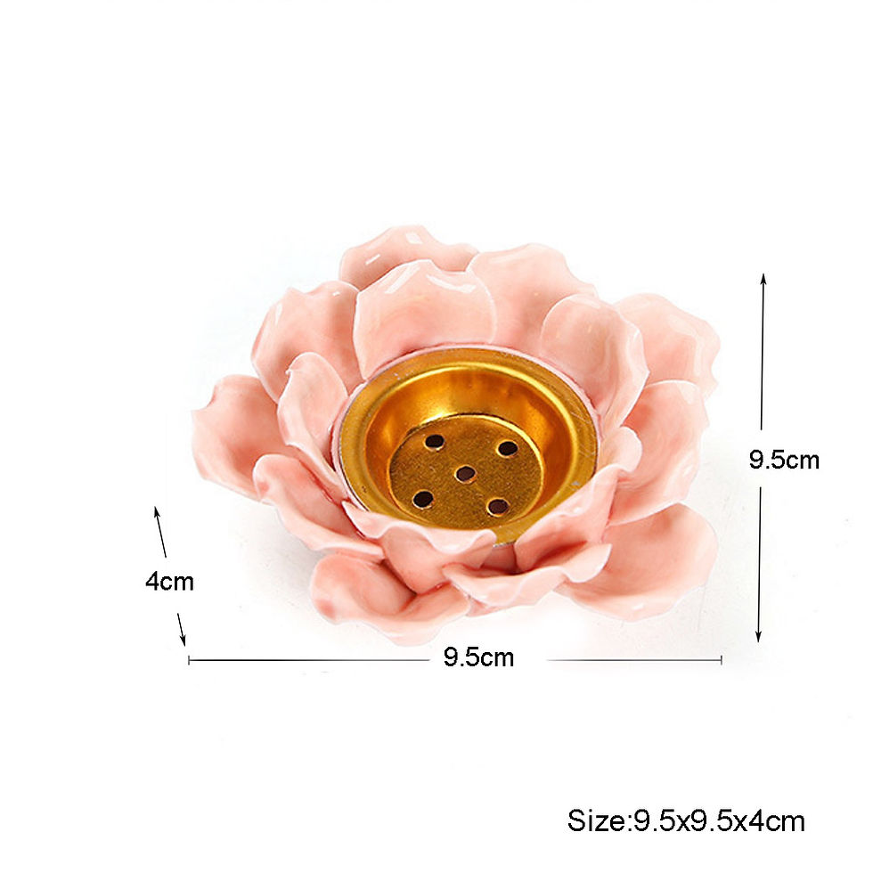 Thumbnail: Flower Ceramic Incense Aromatherapy Burner for Home Party Decor Gifts Favor