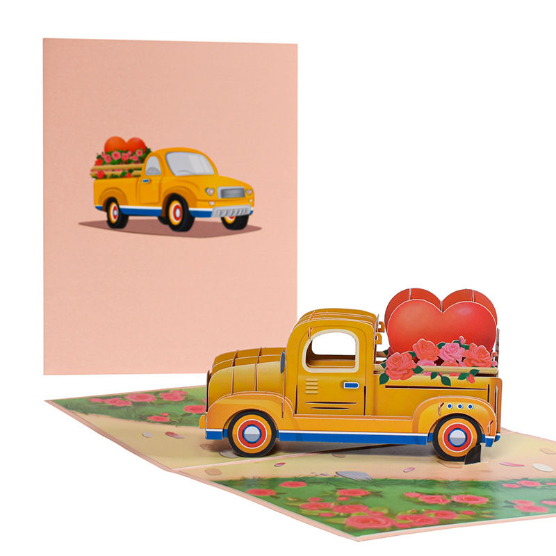 Thumbnail: 3D Pop Up Valentine's Day Card Gift Cards for Happy Valentine Party