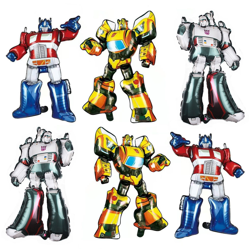 Megatron foil balloons for children's party homg decoration