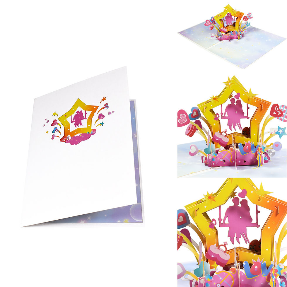 valentine's day paper gift card