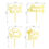 Thumbnail: God Bless Cross Cake Topper Gold Acrylic Cake Toppers Decor
