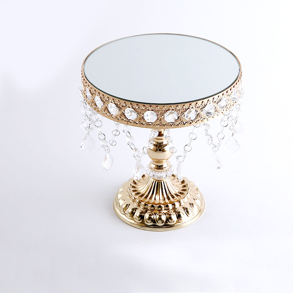 Luxury Crystal Cake Display Plates