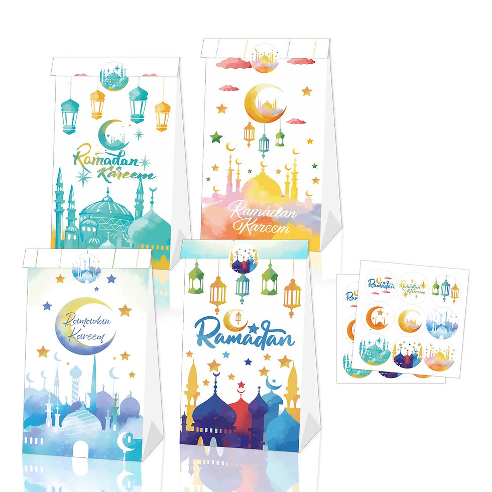 eid ramadan mubarak partypaper gift candy bag