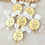 Thumbnail: 12 Pcs/Pack Custom Gold Cross Round Hanging Pendant Gift Packaging Decor