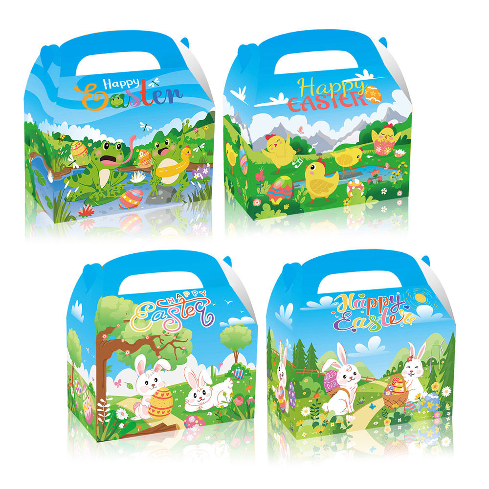 happy easter paper handle box