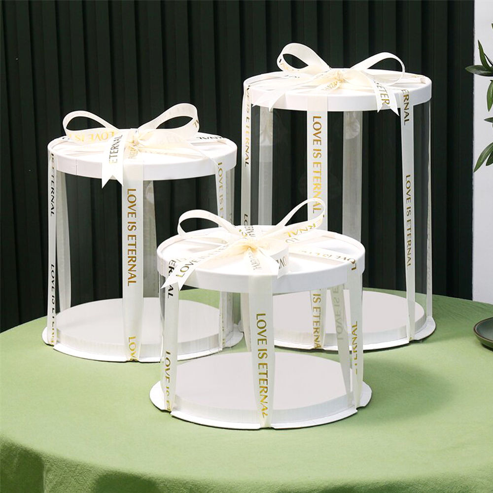 clear pop cake packaging clear box