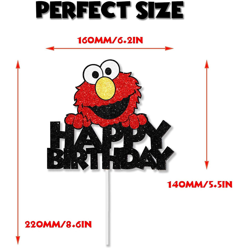 Thumbnail: Cartoons Sesame Street cake decoration topper