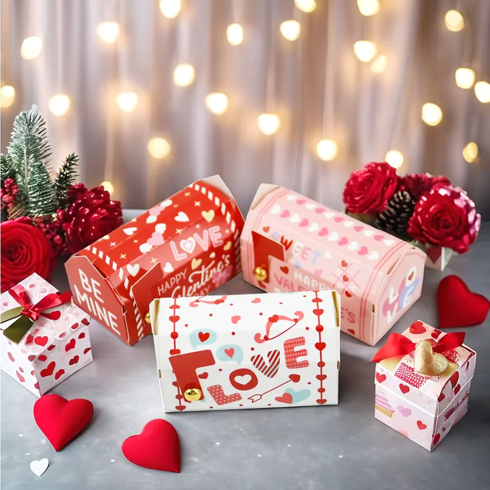 Mailbox Shape candy sweet box for valentines party decor