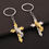 Thumbnail: cross key chain chains gift for Christianity party souvenir