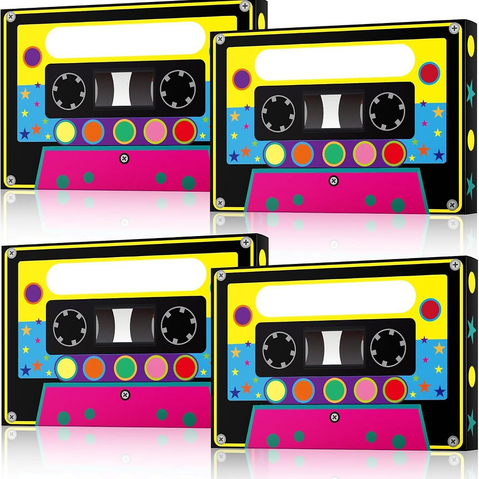 Large Music Tape Sweet Chocolate Box