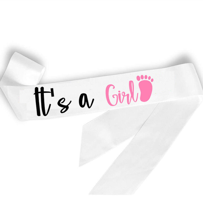 Thumbnail: Boy or Girl Sash Mommy Daddy To Be Sash for Boys Girls Pregnancy Props Gift