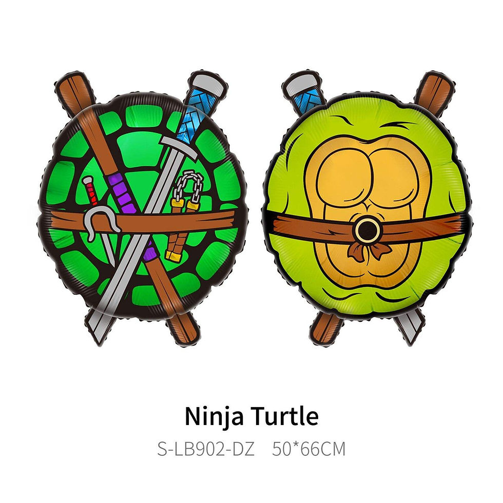 Thumbnail: Ninja Turtle Themed Party Decoration Balloon Cartoon Foil Balloons