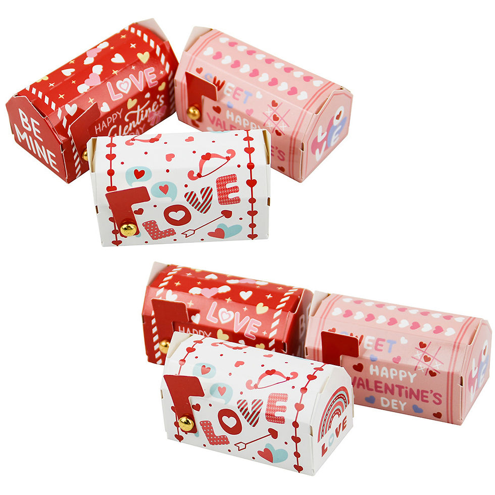 email shape chocolate packaging box for happy valentine's day
