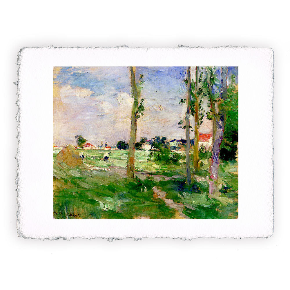 Stampa Pitteikon dell'opera di Berthe Morisot "Paesaggio della Creuse"