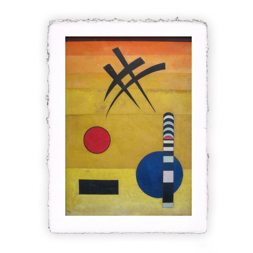 Stampa Pitteikon dell'opera di Vasilij Kandinskij "Segno"