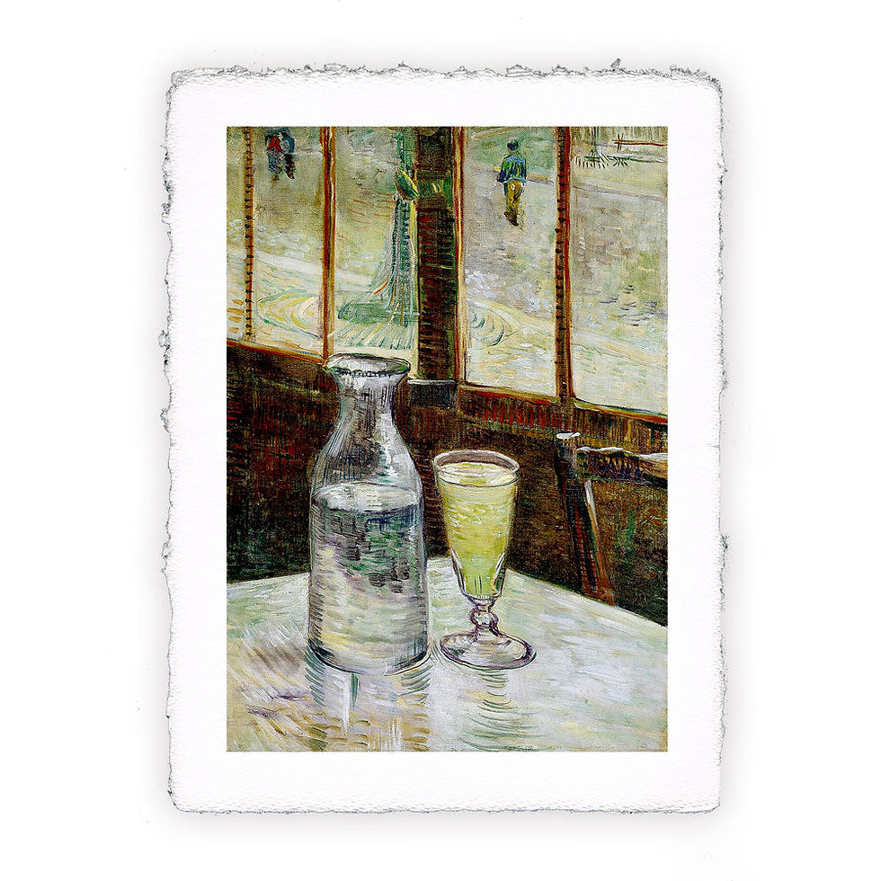 Stampa Pitteikon dell'opera di Vincent van Gogh "Natura morta con assenzio"