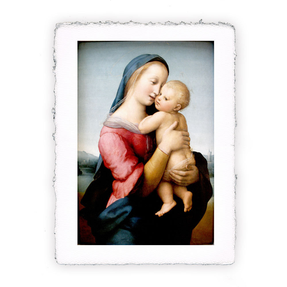 Stampa Pitteikon dell'opera di Raffaello "Madonna Tempi"
