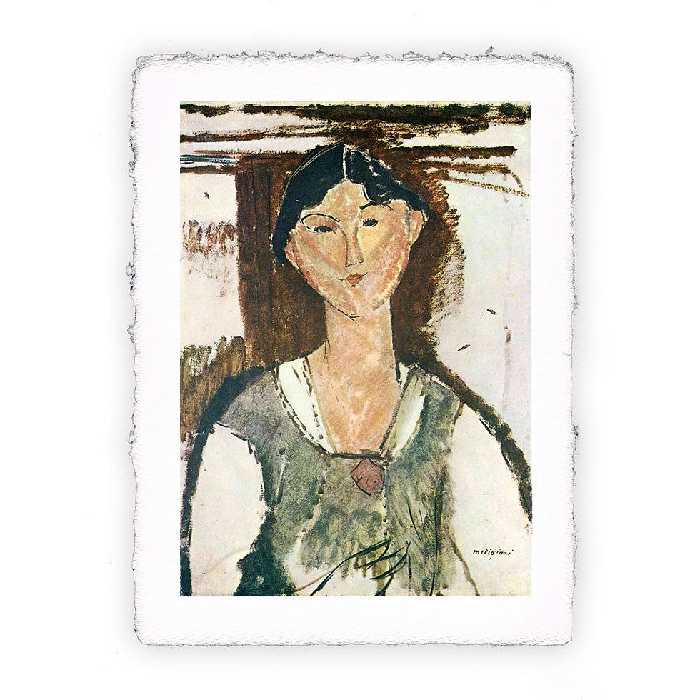 Stampa Pitteikon dell'opera di Amedeo Modigliani "Beatrice Hastings"
