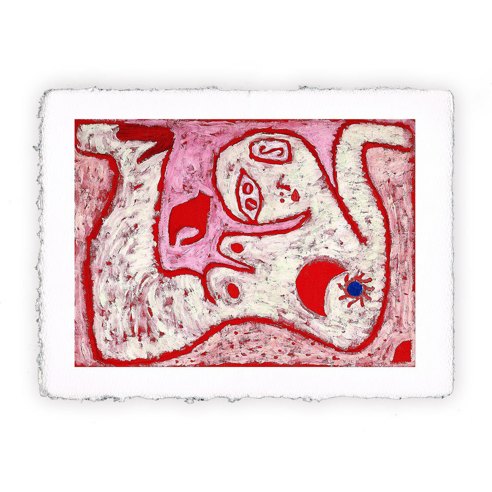 Stampa Pitteikon dell'opera di Paul Klee "Una donna per gli Dei"
