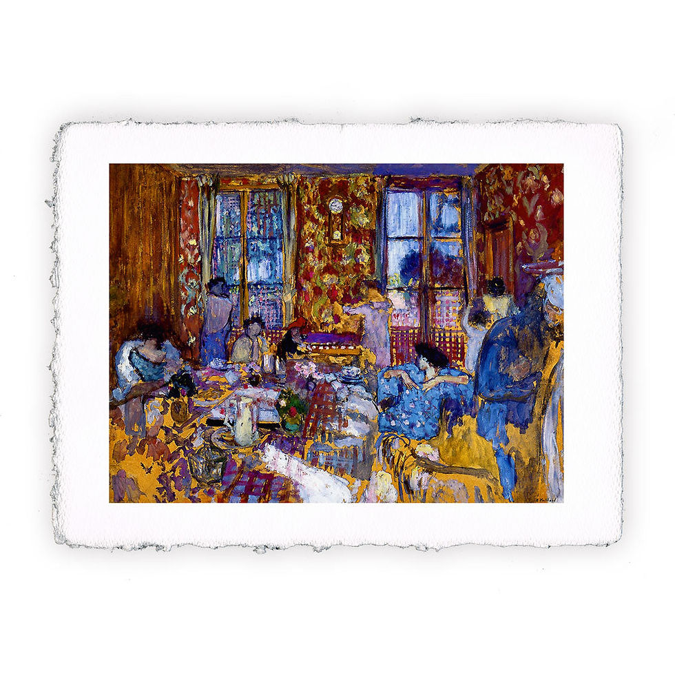 Stampa Pitteikon dell'opera "Colazione a Villerville" di Edouard Vuillardd