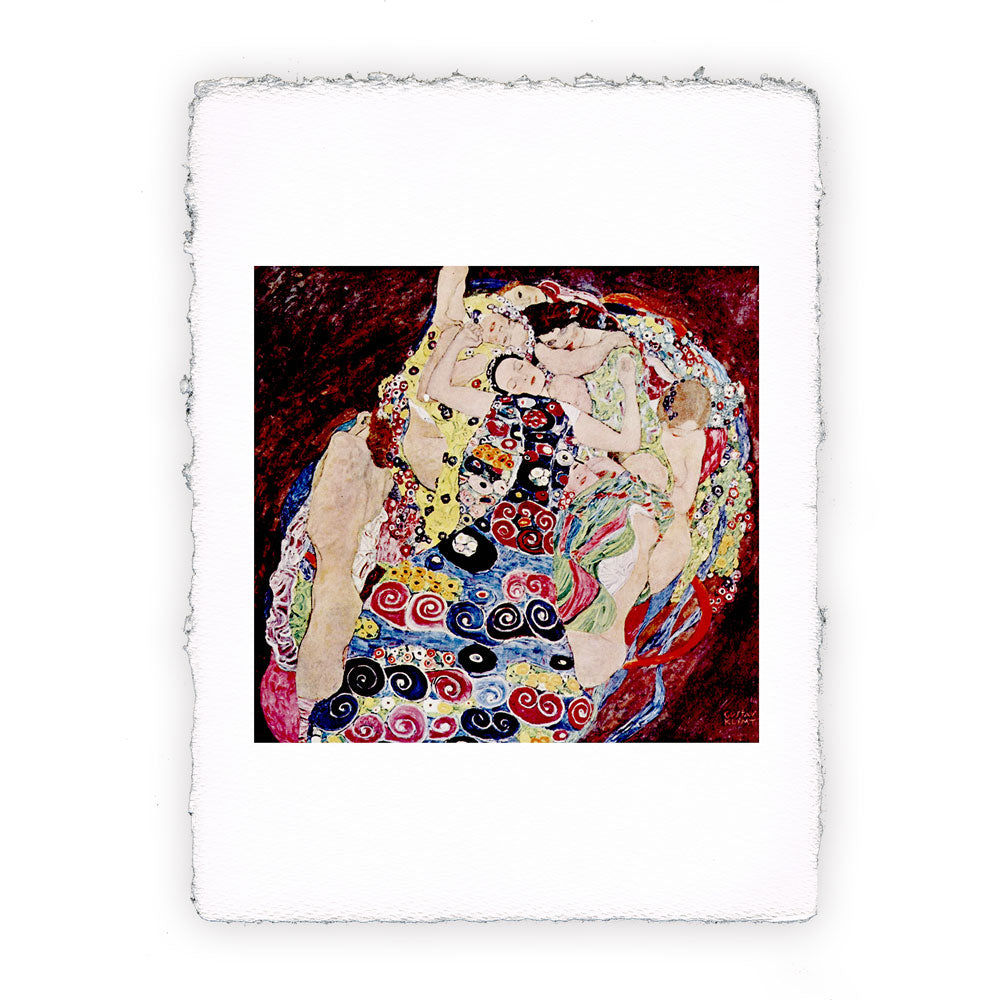 Stampa Pitteikon dell'opera di Gustav Klimt "La vergine"