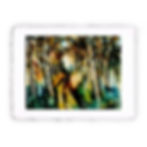 Stampa Pitteikon dell'opera di Maurice de Vlaminck "Bosco a La Jonchere"