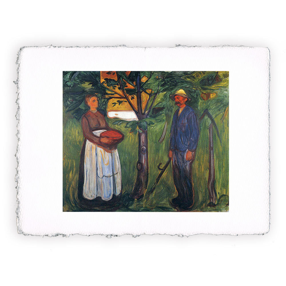 Stampa Pitteikon dell'opera di Edvard Munch "Fertilità"