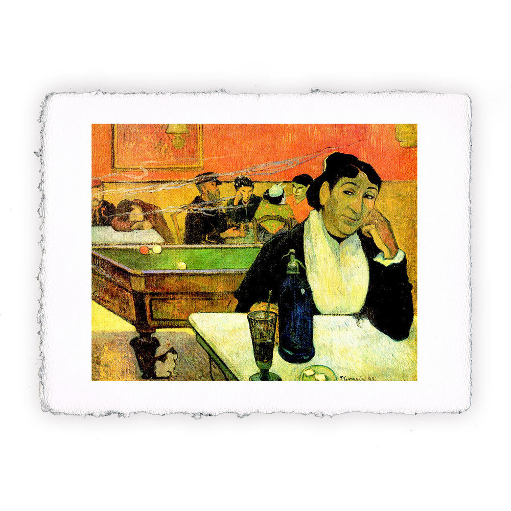 Stampa Pitteikon dell'opera Stampa di Paul Gauguin "Al Caffe ad Arles (Madame Ginoux)"