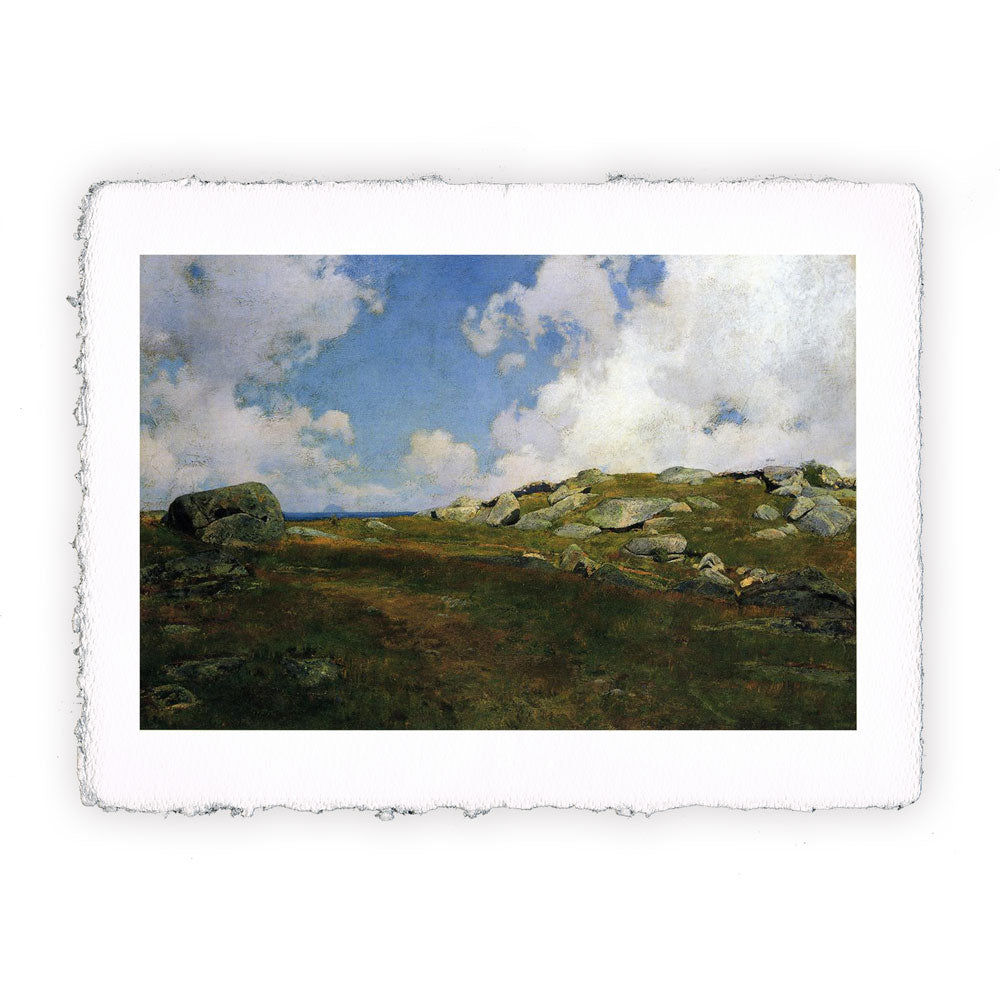 Stampa Pitteikon dell'opera di Joseph DeCamp "Una giornata nuvolosa"