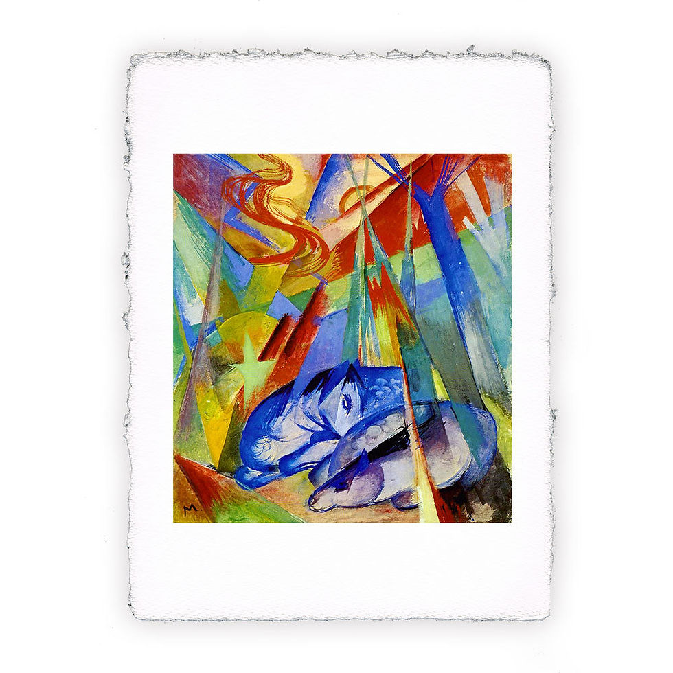 Stampa di Franz Marc - Animali dormienti