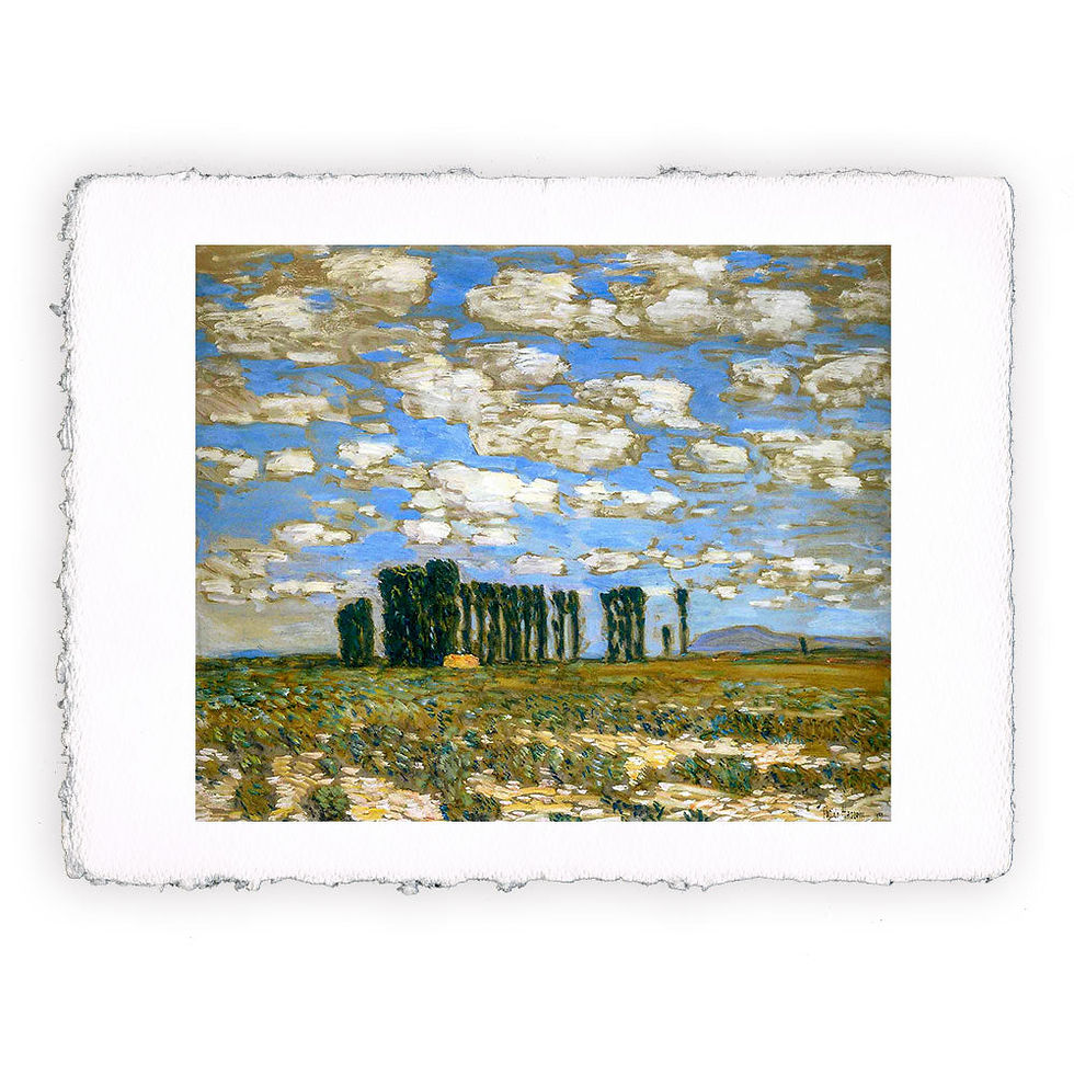 Stampa Pitteikon dell'opera di Childe Hassam "Deserto di Harney Paesaggio"