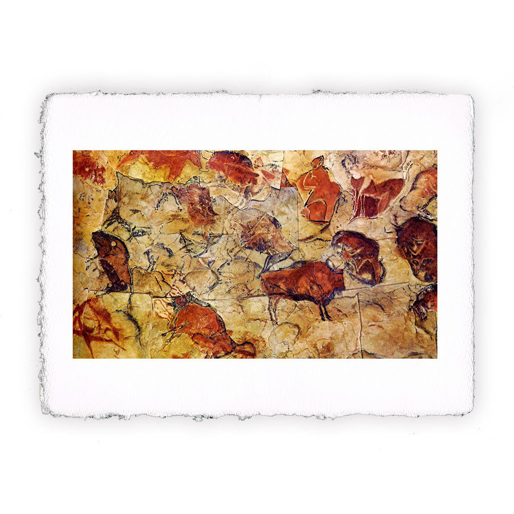 Copia di Stampa di arte paleolitica - Pittura rupestre ad Altamira I