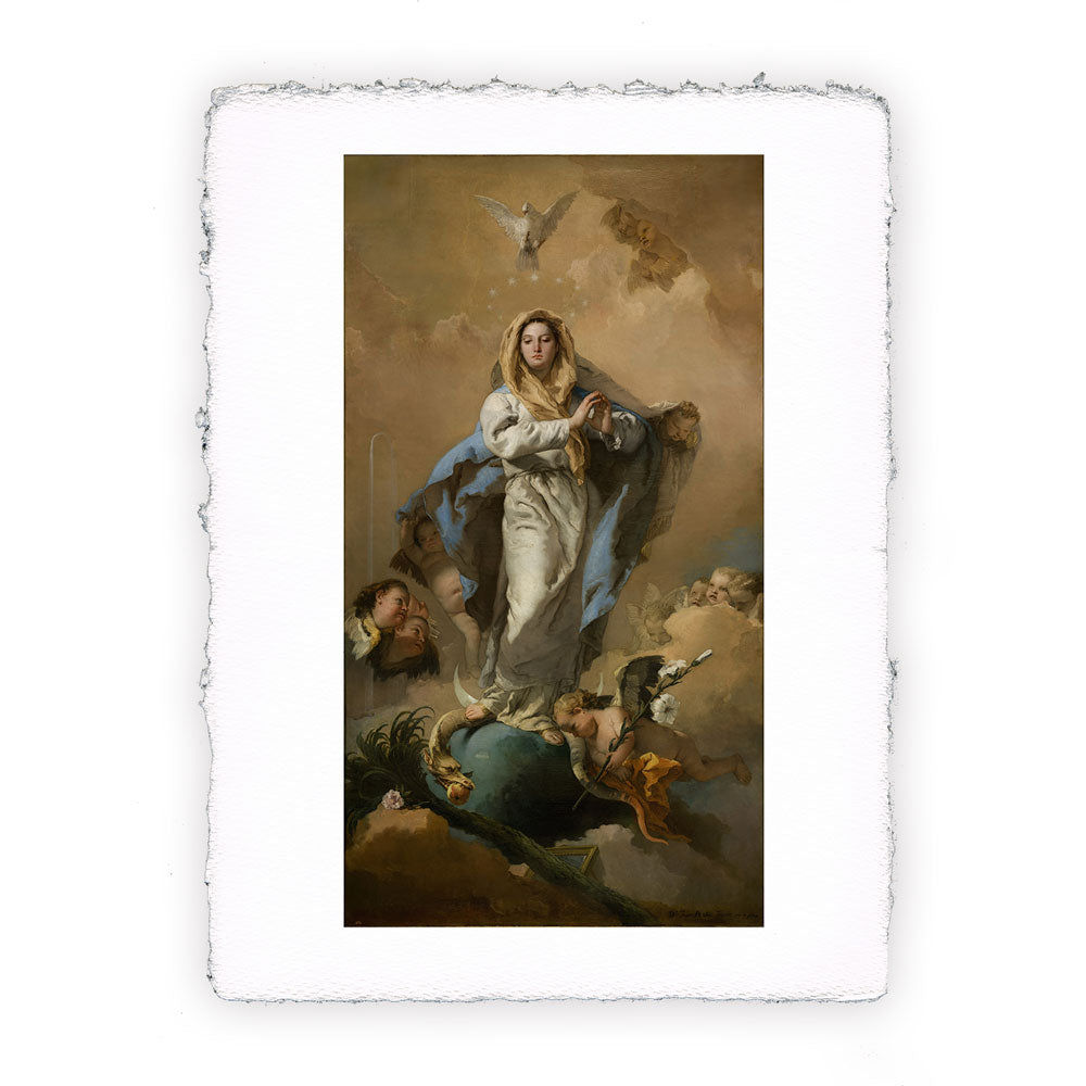Stampa di Giambattista Tiepolo - L'immacolata Concezione