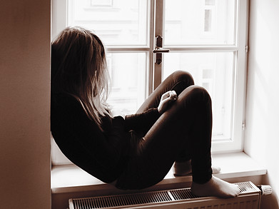 Woman on Window Sill