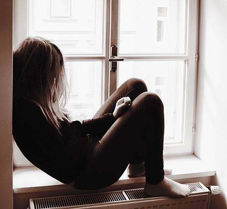 Woman on Window Sill