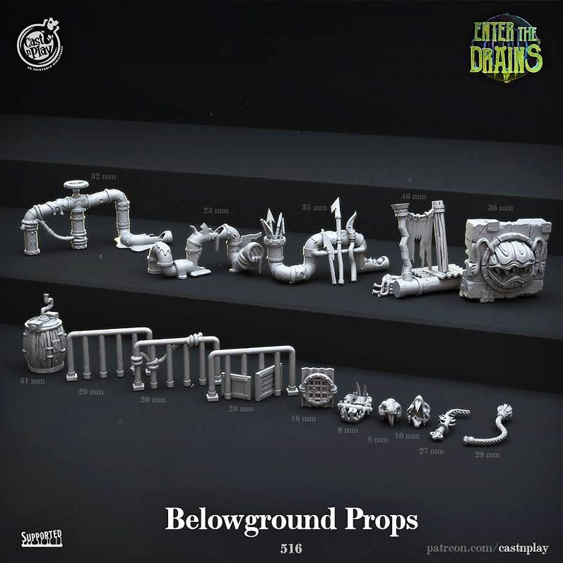 Sewer prop set