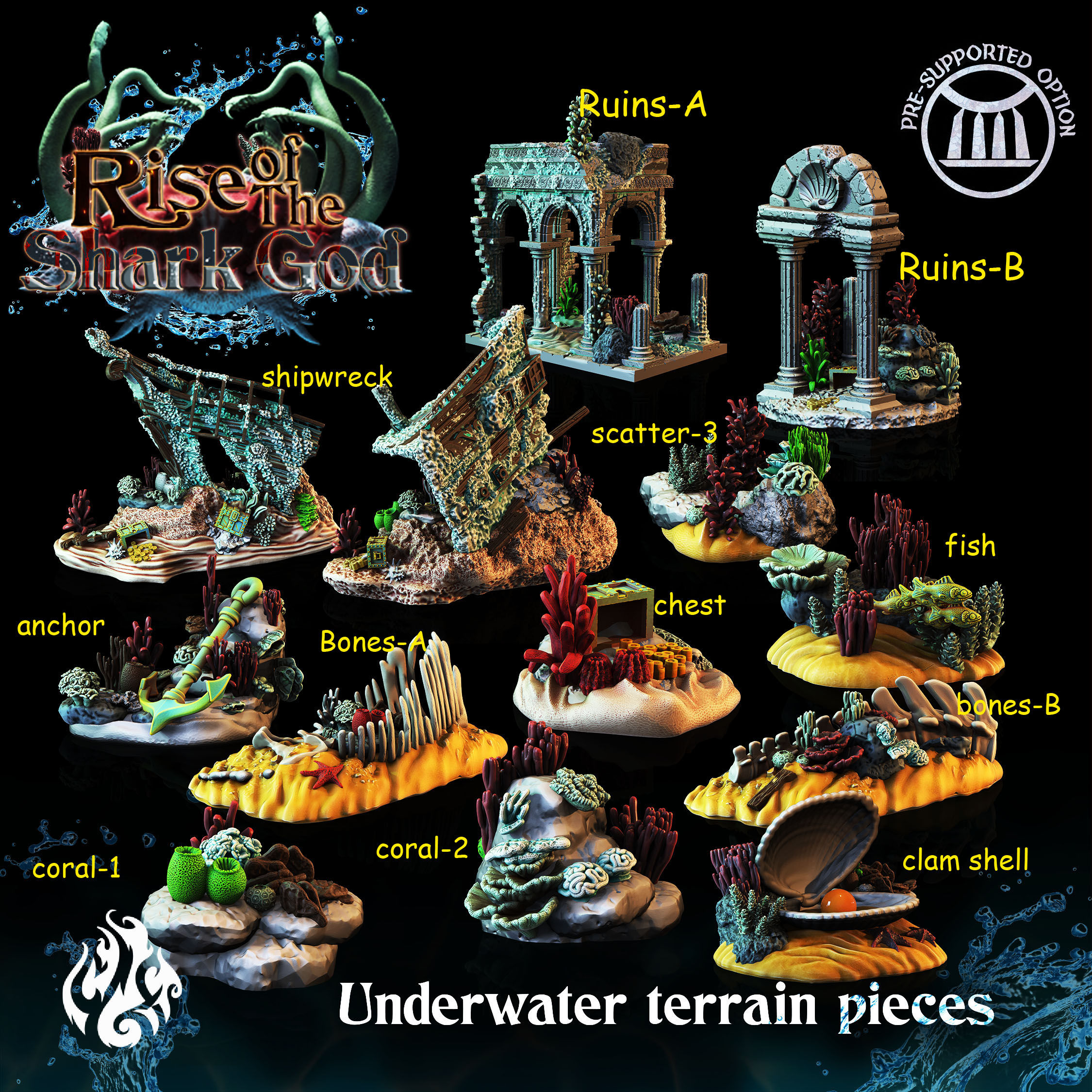 Under sea terrain