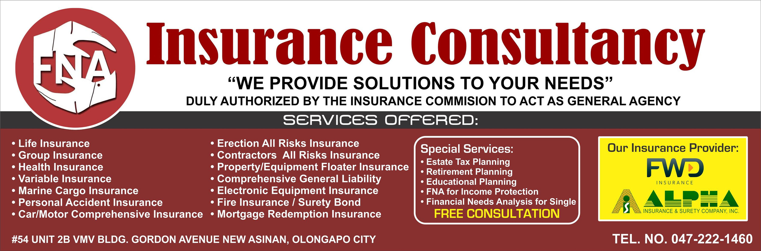Surety FNA Insurance Consultancy and Agency, Inc. Olongapo