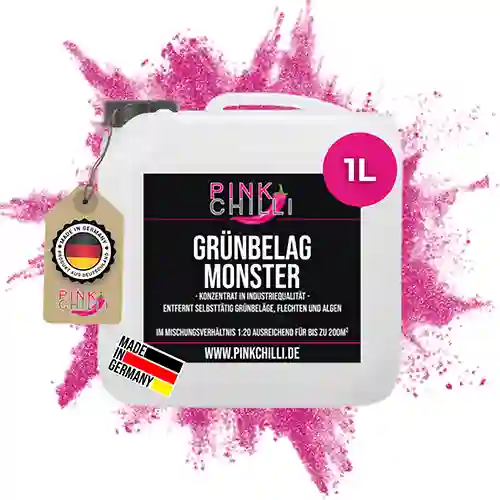 Grünbelagentferner in 100% Industriequalität | Effektiv gegen Alge
