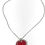 Miniatura: Colar "Healing heart red”