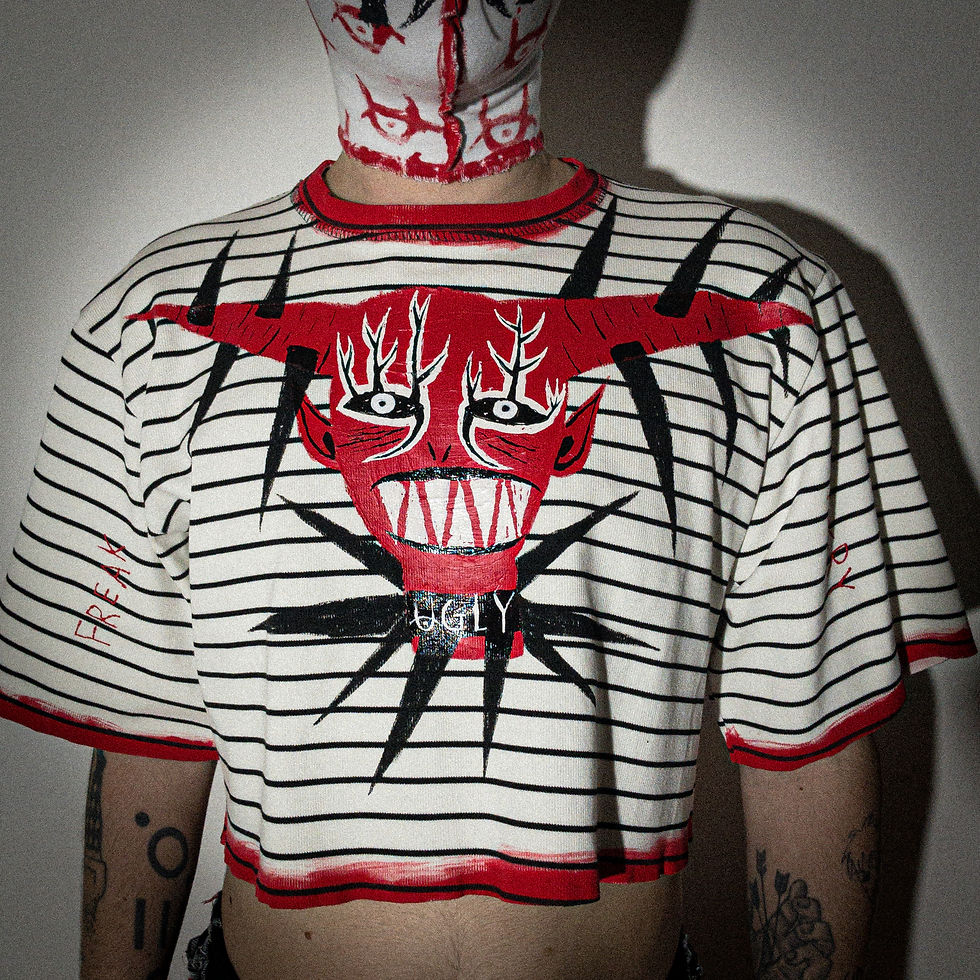 Miniatura: Cropped "Bloody Punk"