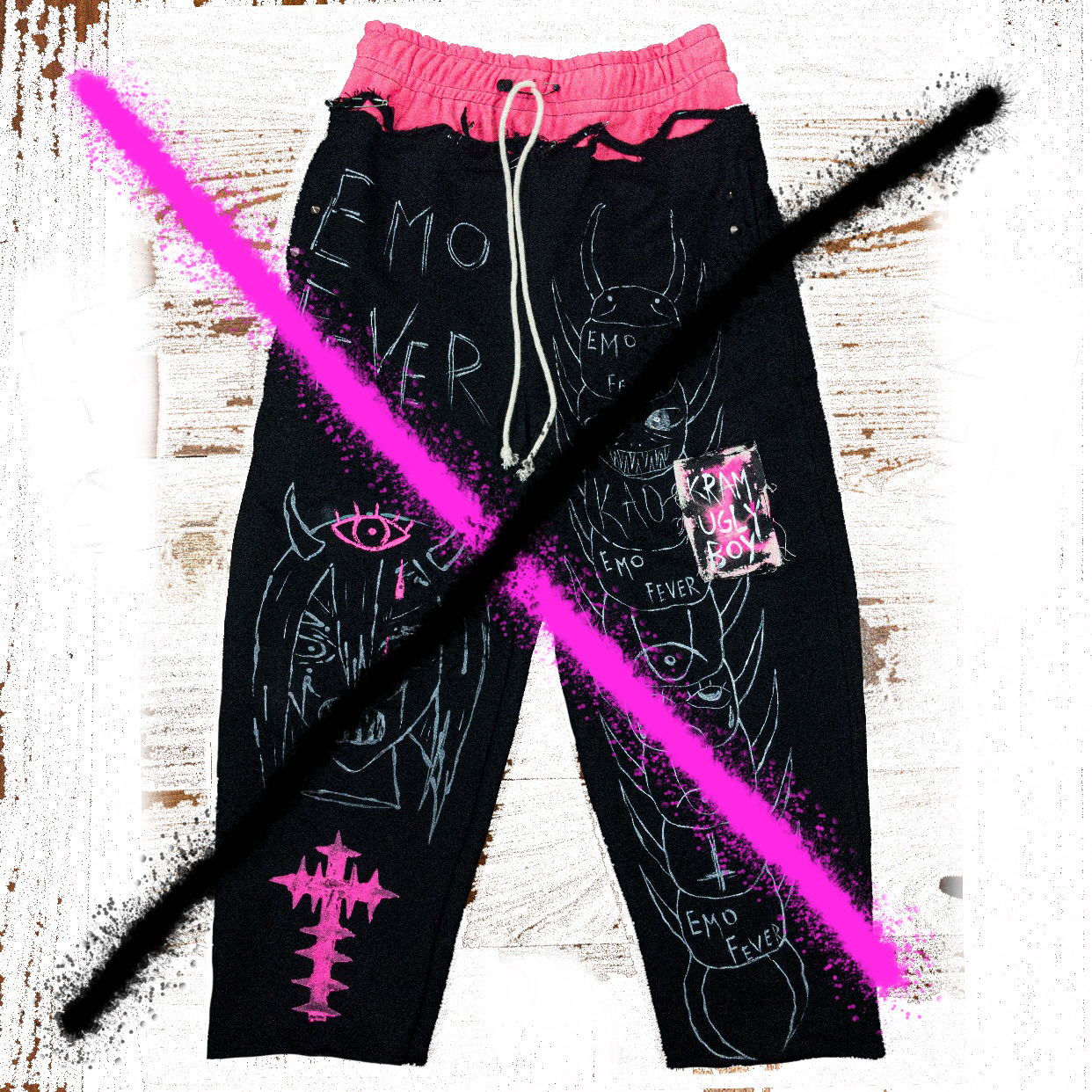 Calça moletom "d i r t y p i n”