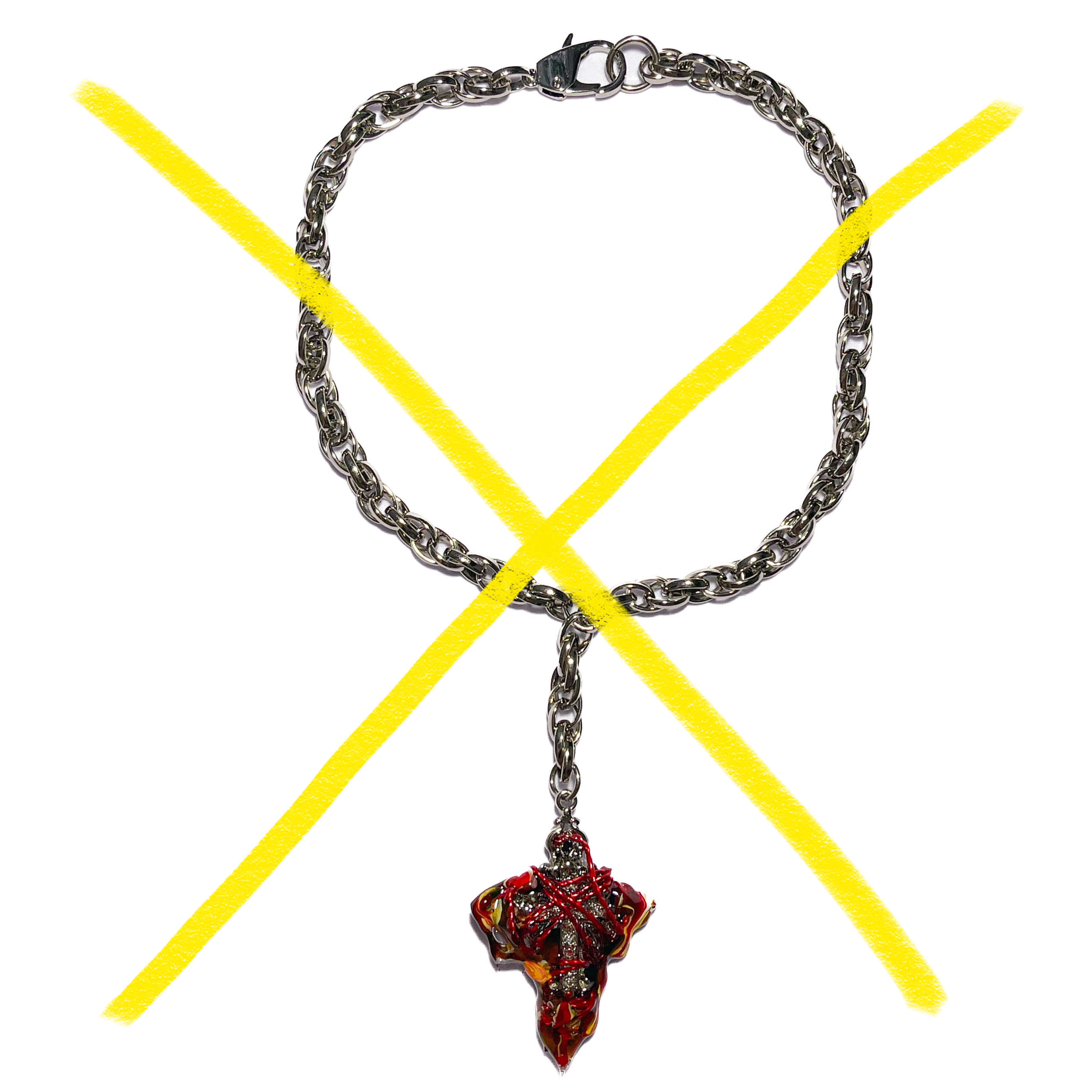 Colar "HOLY RED”