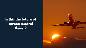 The future of carbon neutral flying?