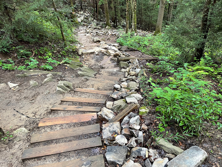 Improvements at the Foster Climbing Area, made with help from the Access Fund
