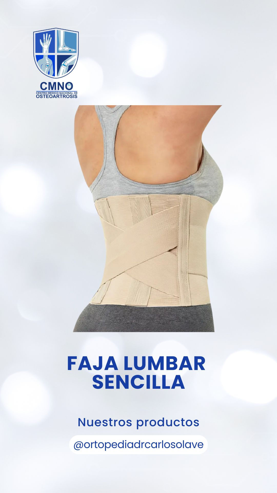Faja lumbar sencilla