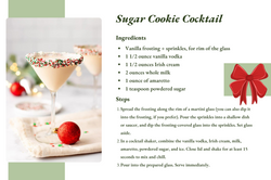 Sugar Cookie Cocktail Recipe Card