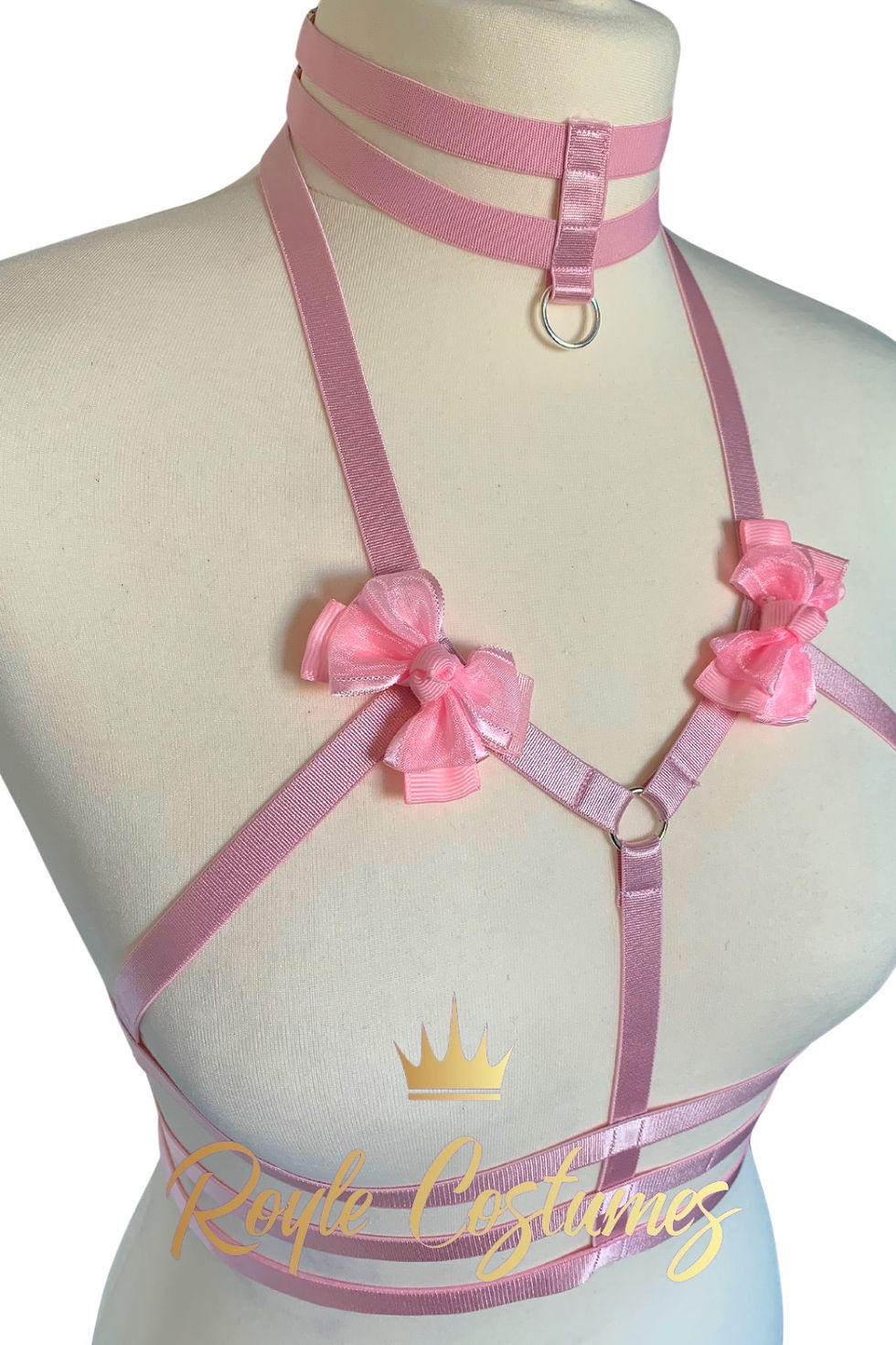 Thumbnail: High-quality satin dance costume harness material close-up